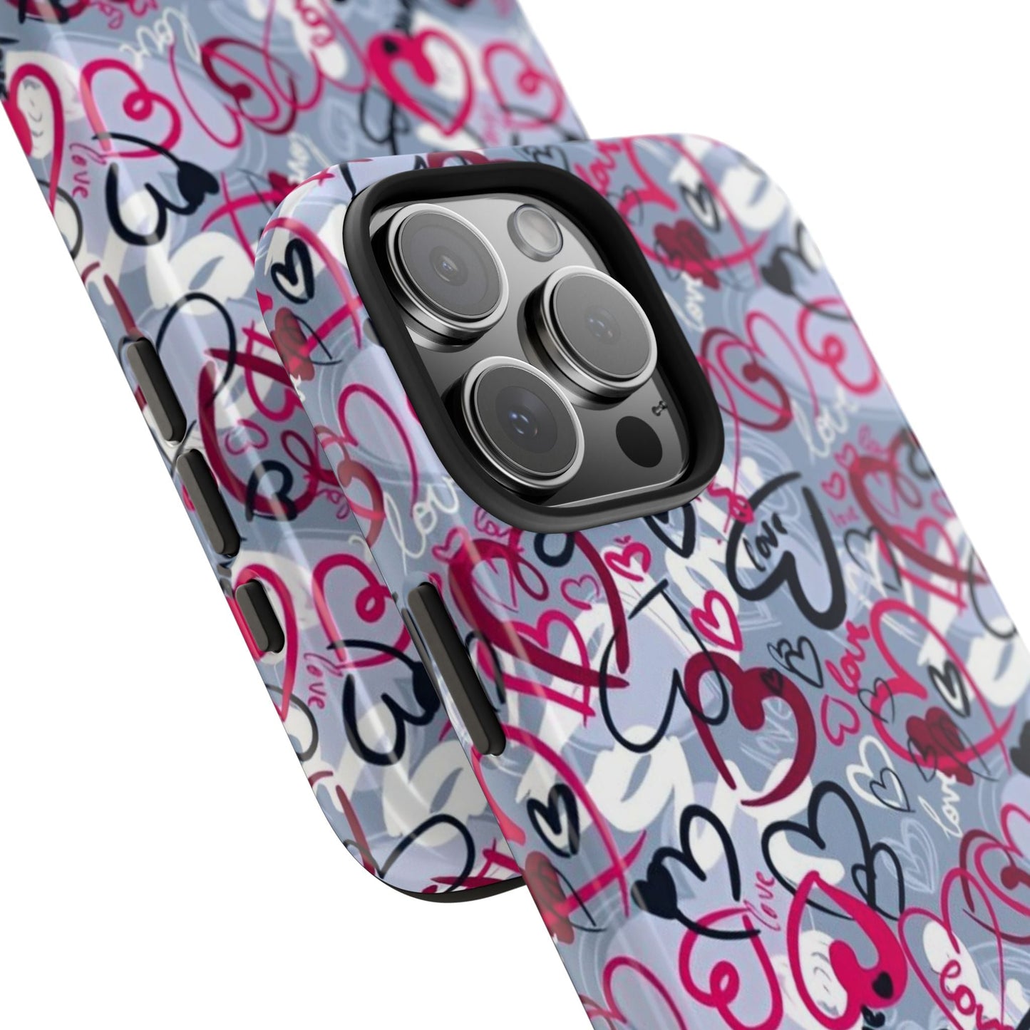 Graffiti Love Hearts iPhone Case - BOGO Cases