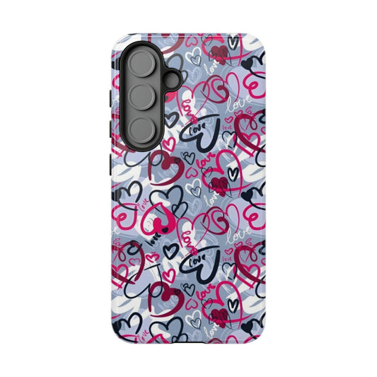 Graffiti Love Hearts Samsung Galaxy Case - BOGO Cases