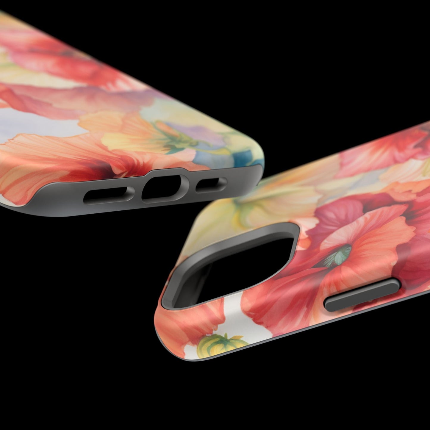 Gumamela Blush Pink Watercolor Floral – MagSafe Compatible iPhone Case - BOGO Cases