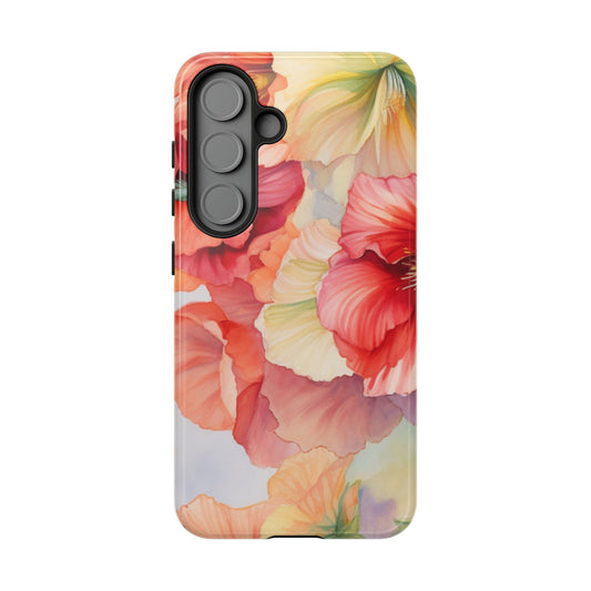 Gumamela Blush Pink Watercolor Floral – Samsung Galaxy Case - BOGO Cases