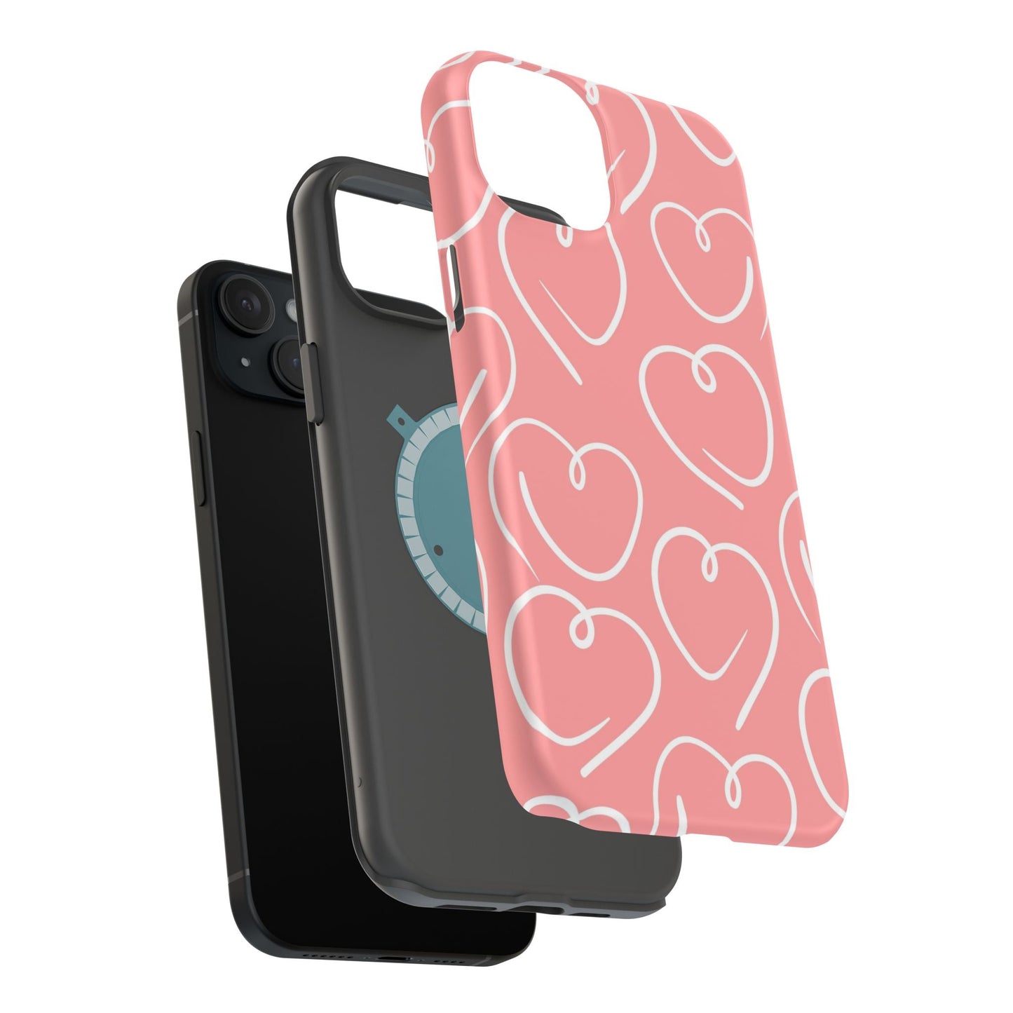 Happy Hearts MagSafe iPhone Case - BOGO Cases