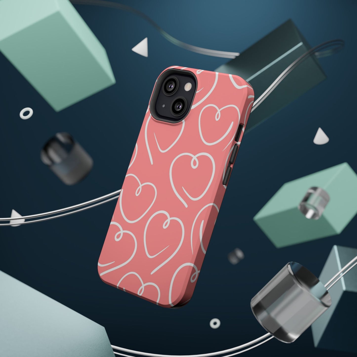 Happy Hearts MagSafe iPhone Case - BOGO Cases