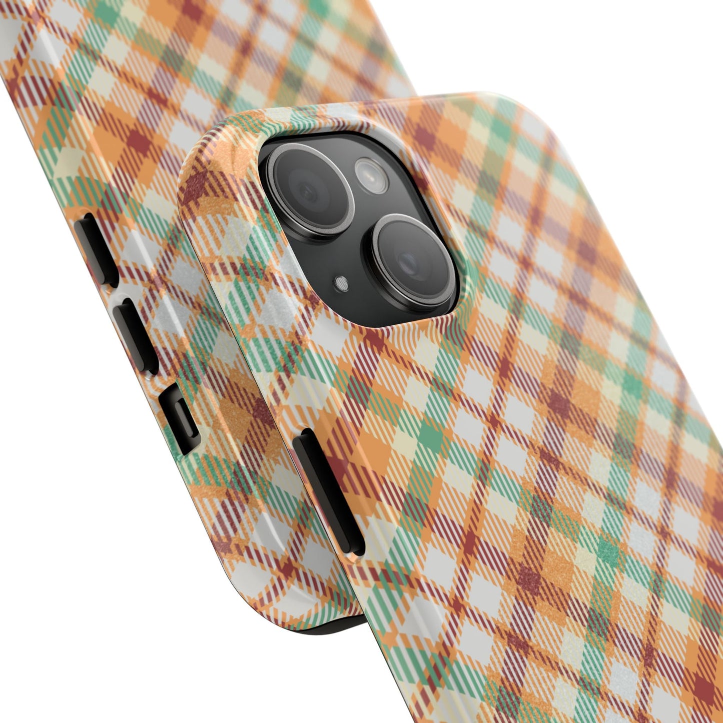 iPhone Case - Autumn Harvest Plaid Design - BOGO Cases