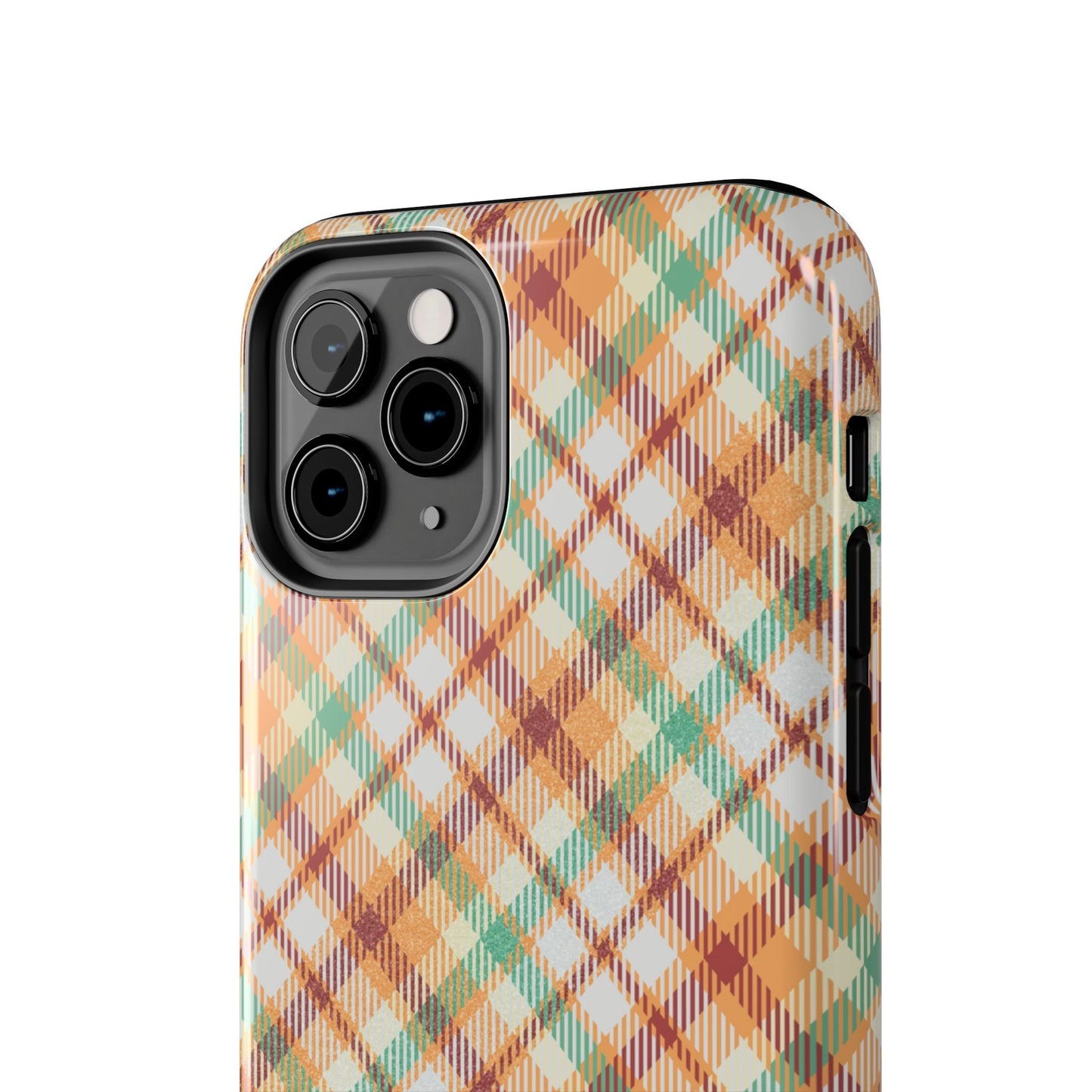 iPhone Case - Autumn Harvest Plaid Design - BOGO Cases