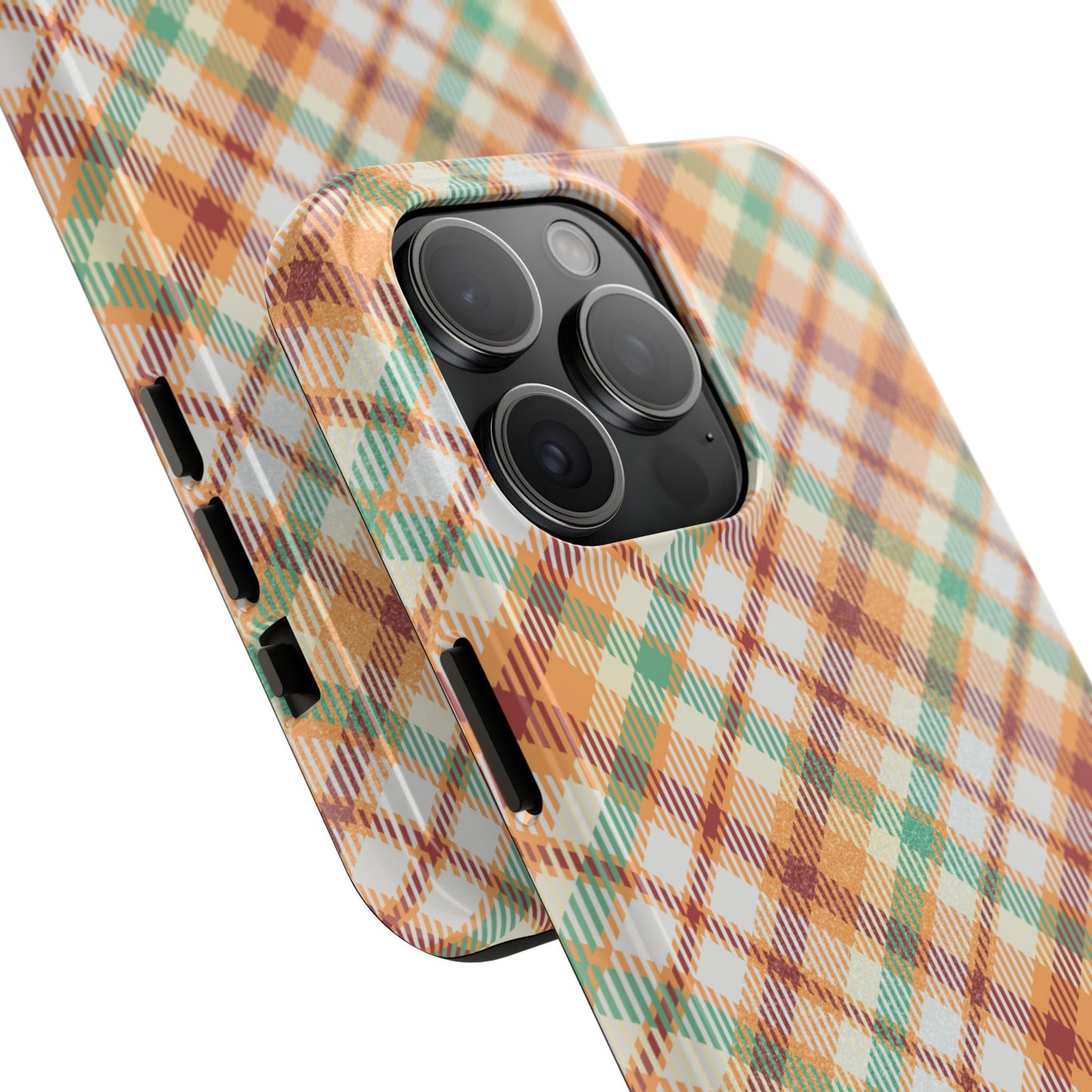 iPhone Case - Autumn Harvest Plaid Design - BOGO Cases