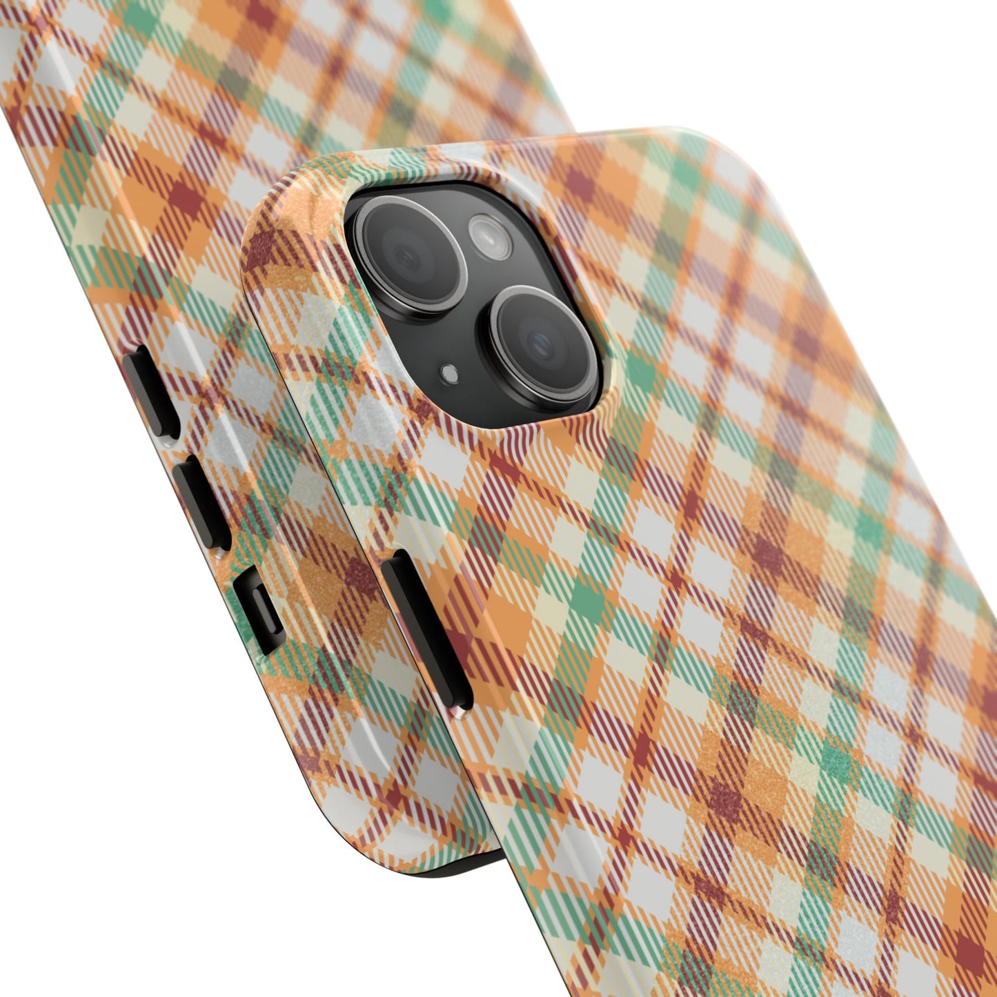 iPhone Case - Autumn Harvest Plaid Design - BOGO Cases