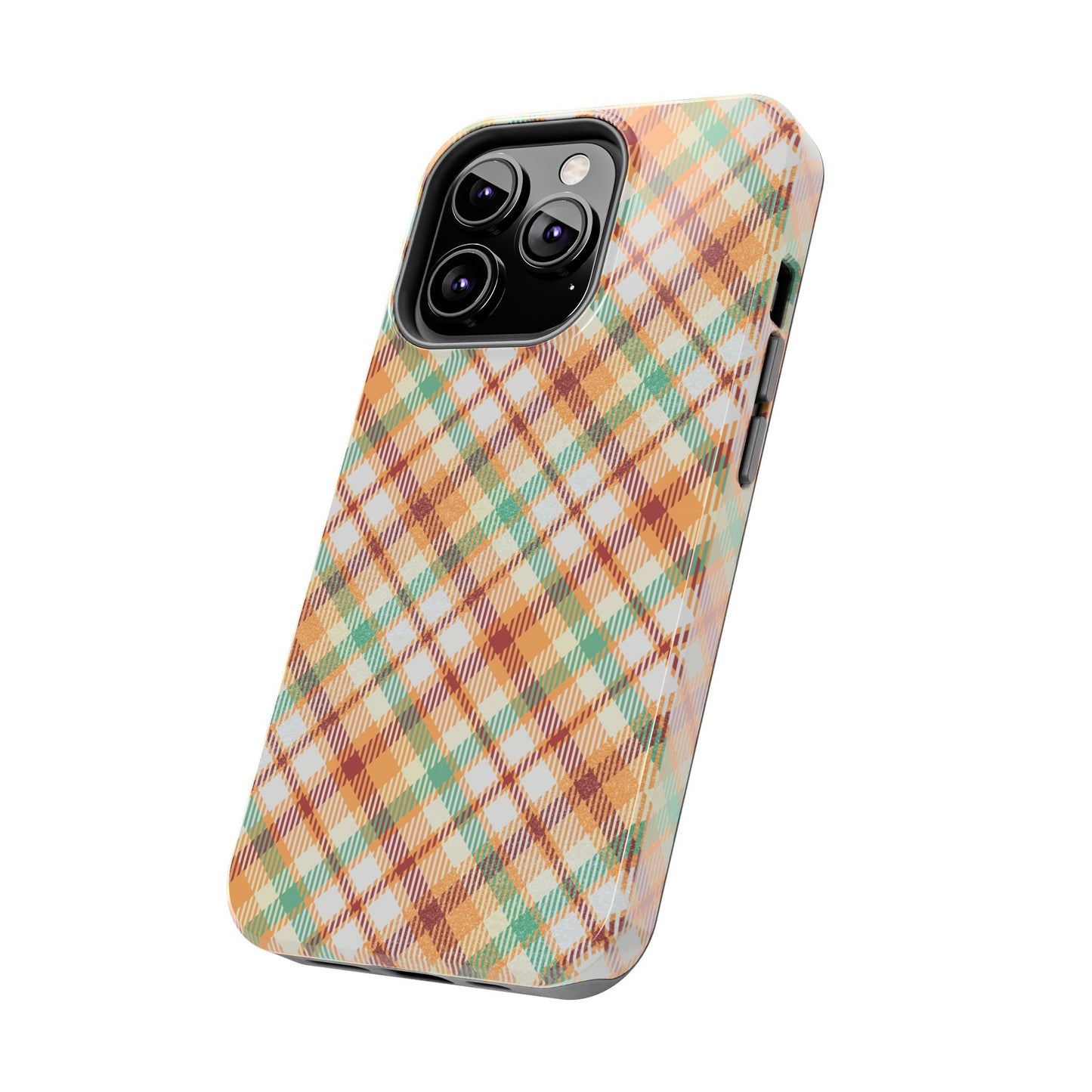 iPhone Case - Autumn Harvest Plaid Design - BOGO Cases