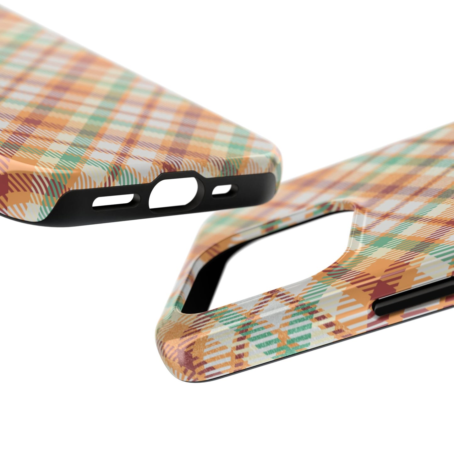 iPhone Case - Autumn Harvest Plaid Design - BOGO Cases