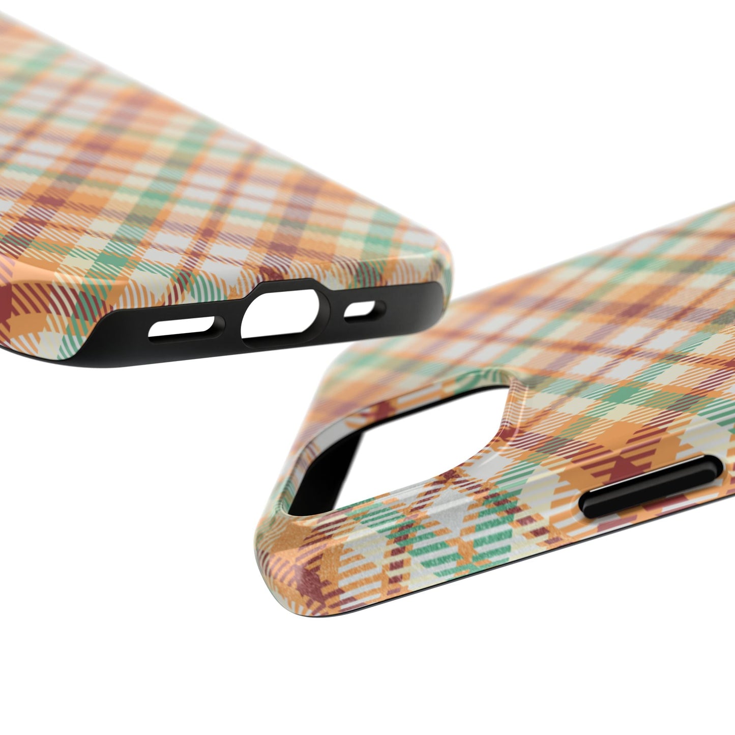 iPhone Case - Autumn Harvest Plaid Design - BOGO Cases