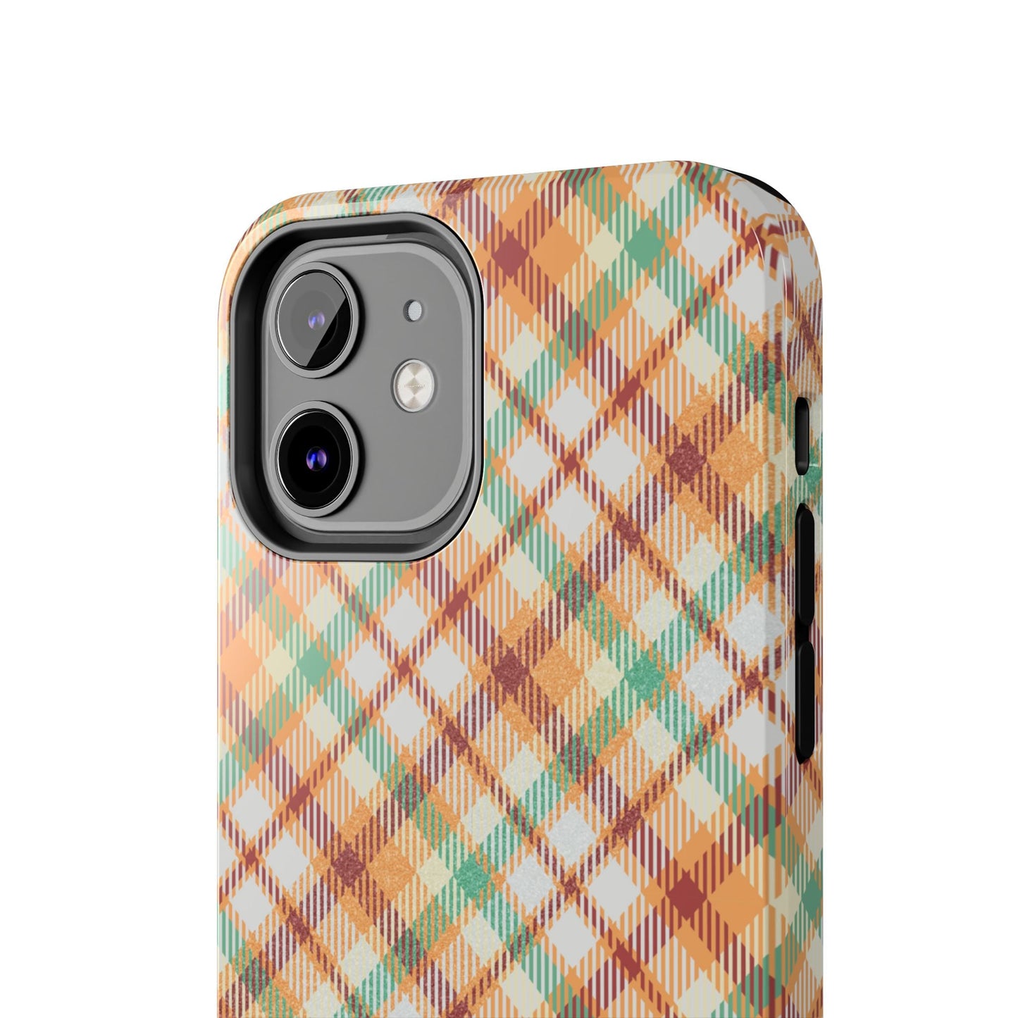 iPhone Case - Autumn Harvest Plaid Design - BOGO Cases