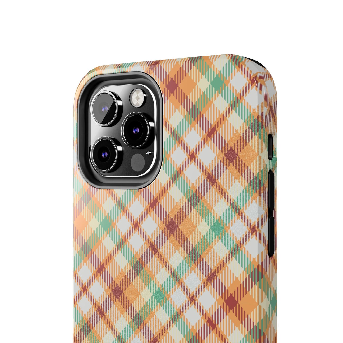 iPhone Case - Autumn Harvest Plaid Design - BOGO Cases
