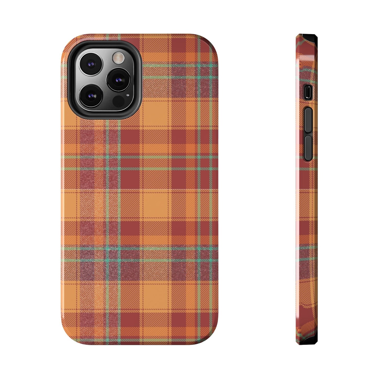 iPhone Case - Autumn Tartan Plaid Design - BOGO Cases