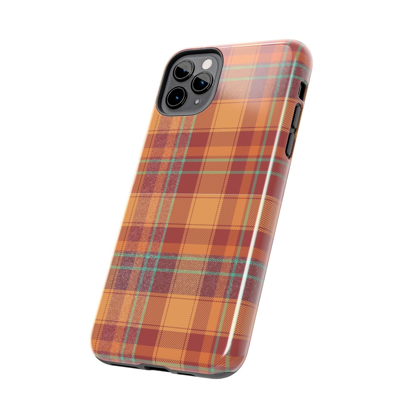 iPhone Case - Autumn Tartan Plaid Design - BOGO Cases