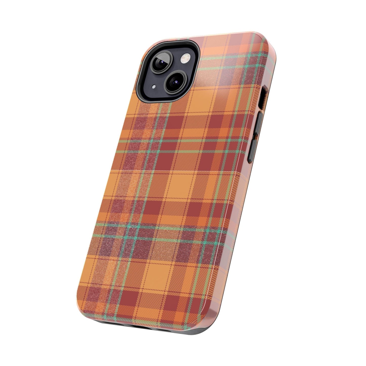 iPhone Case - Autumn Tartan Plaid Design - BOGO Cases