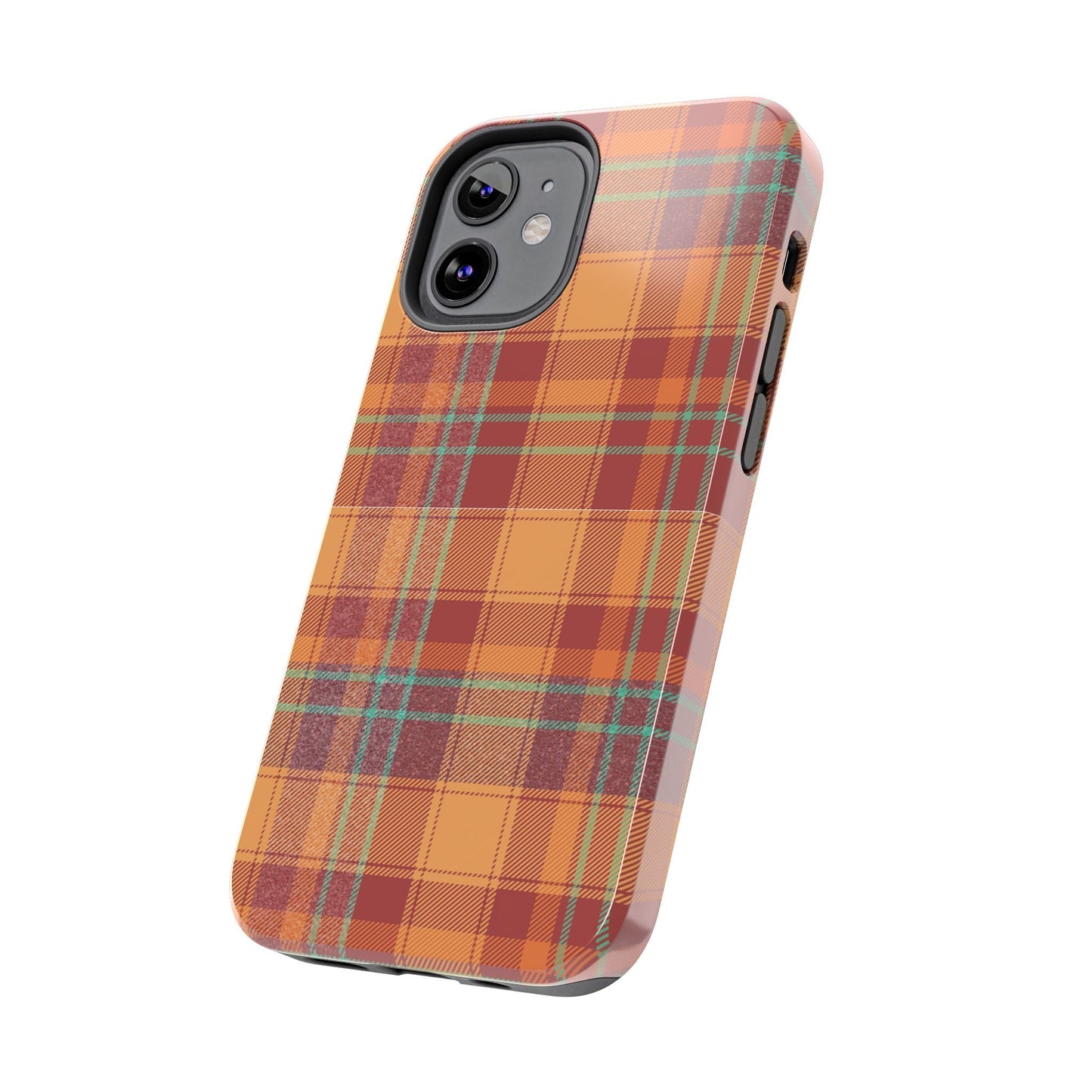 iPhone Case - Autumn Tartan Plaid Design - BOGO Cases