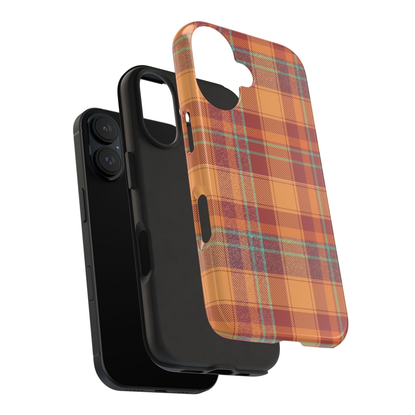 iPhone Case - Autumn Tartan Plaid Design - BOGO Cases
