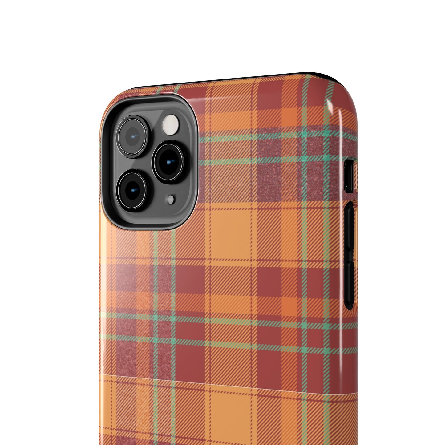 iPhone Case - Autumn Tartan Plaid Design - BOGO Cases