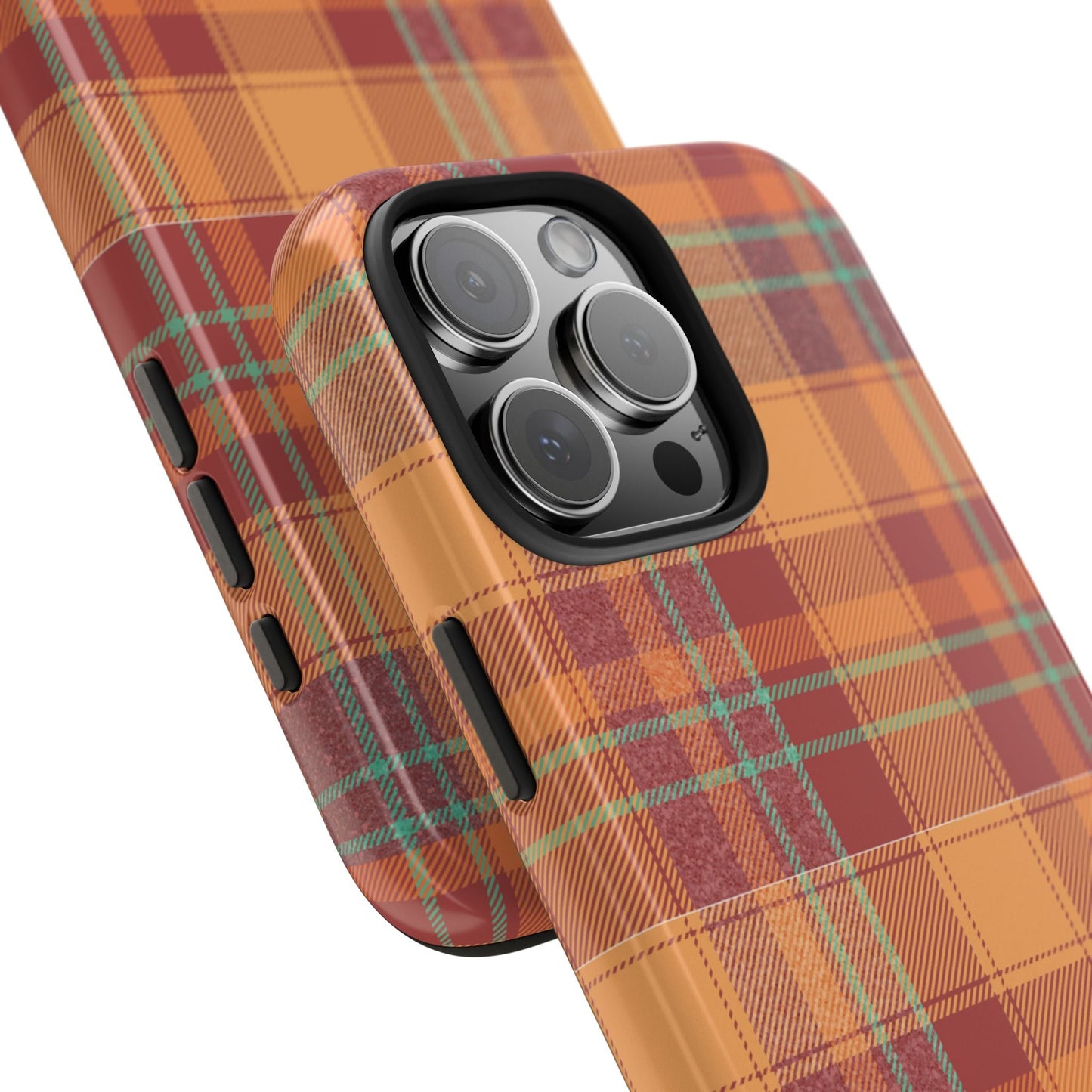 iPhone Case - Autumn Tartan Plaid Design - BOGO Cases