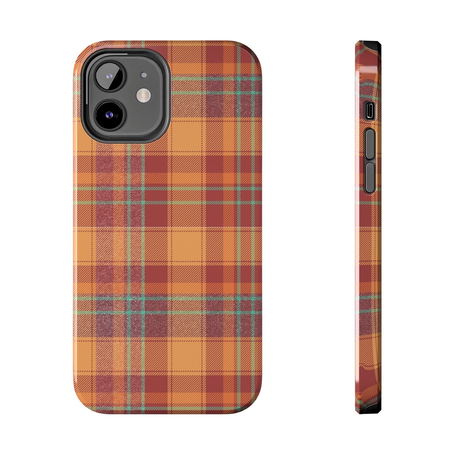 iPhone Case - Autumn Tartan Plaid Design - BOGO Cases