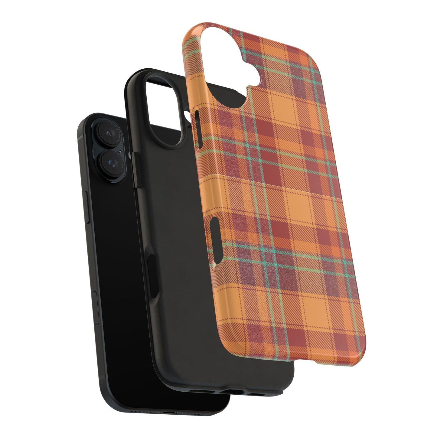 iPhone Case - Autumn Tartan Plaid Design - BOGO Cases