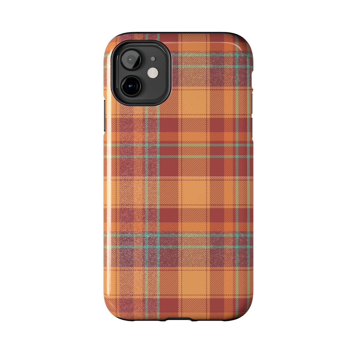 iPhone Case - Autumn Tartan Plaid Design - BOGO Cases