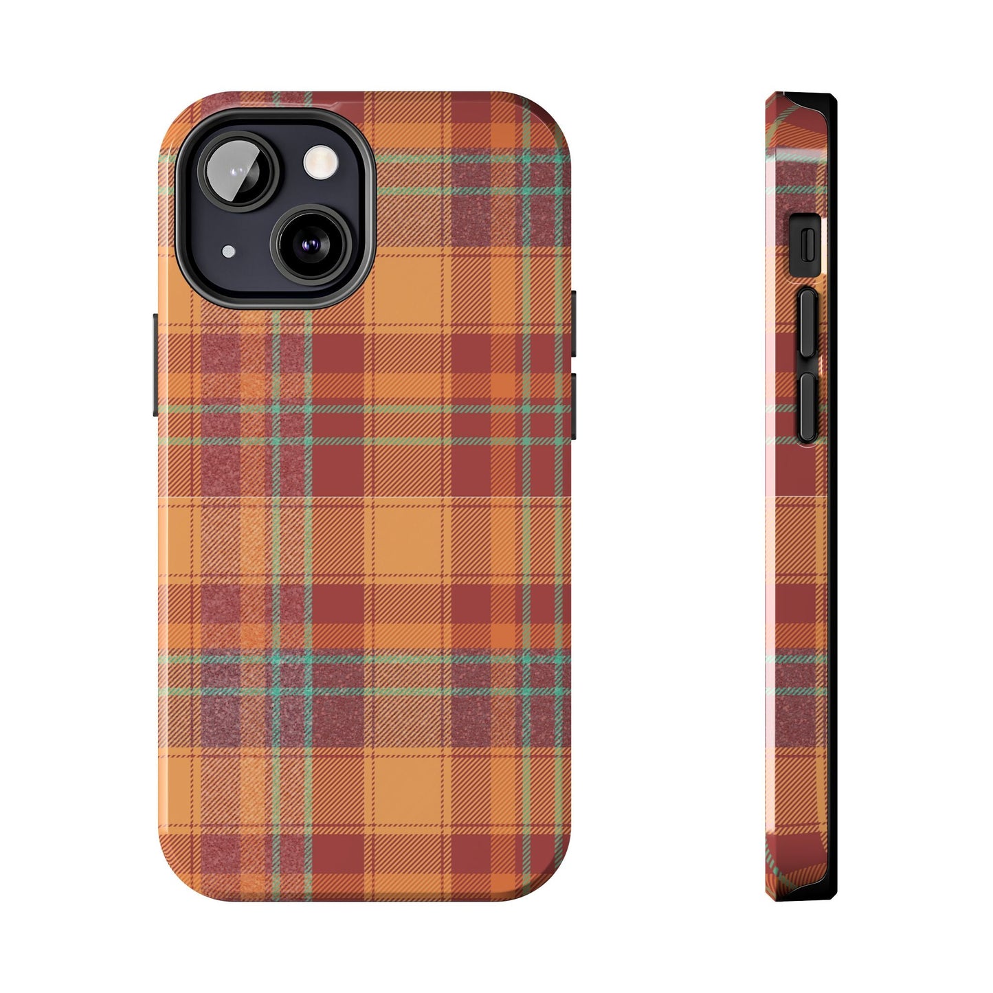 iPhone Case - Autumn Tartan Plaid Design - BOGO Cases
