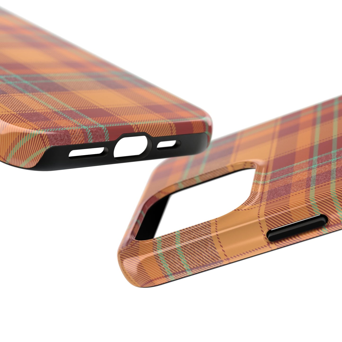 iPhone Case - Autumn Tartan Plaid Design - BOGO Cases