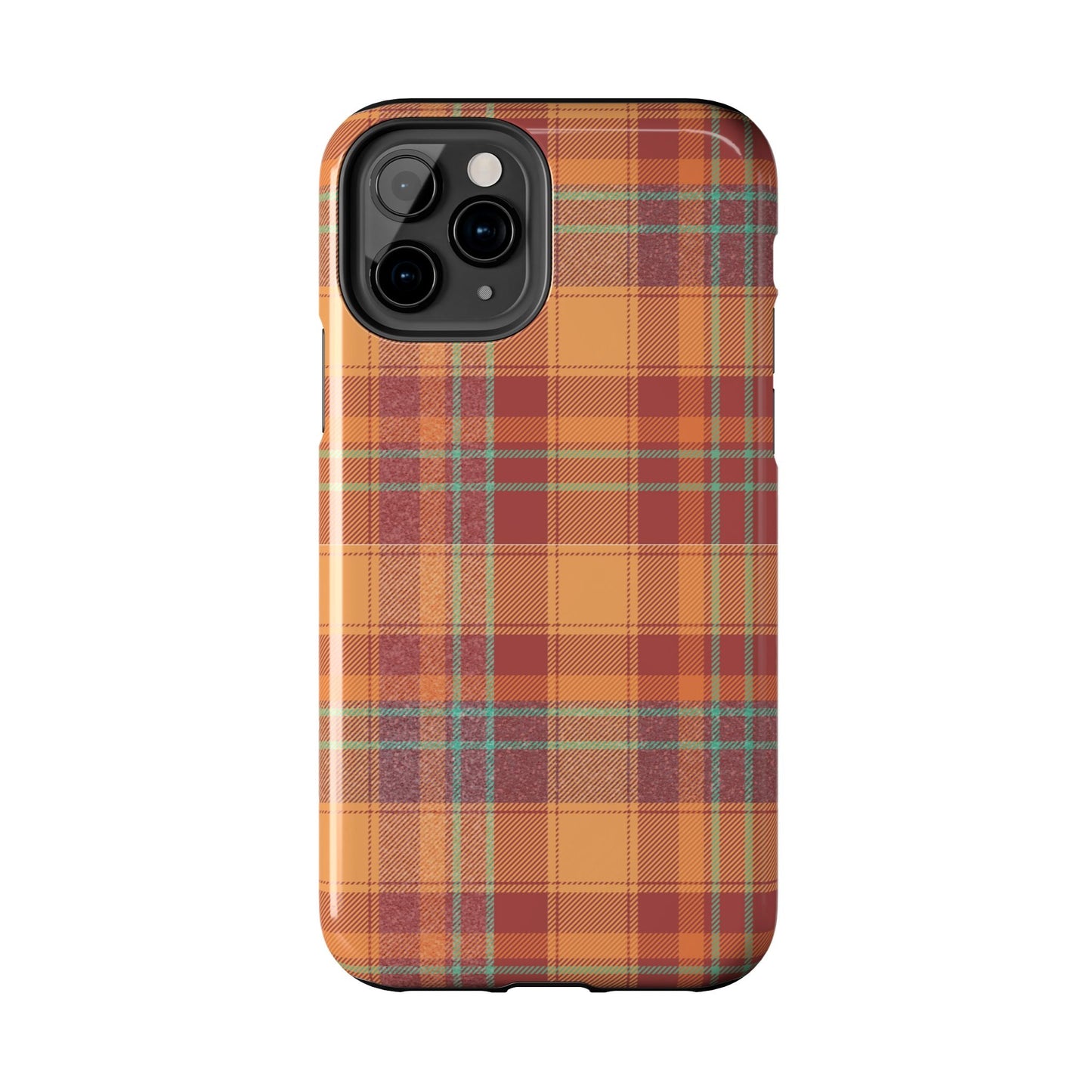 iPhone Case - Autumn Tartan Plaid Design - BOGO Cases