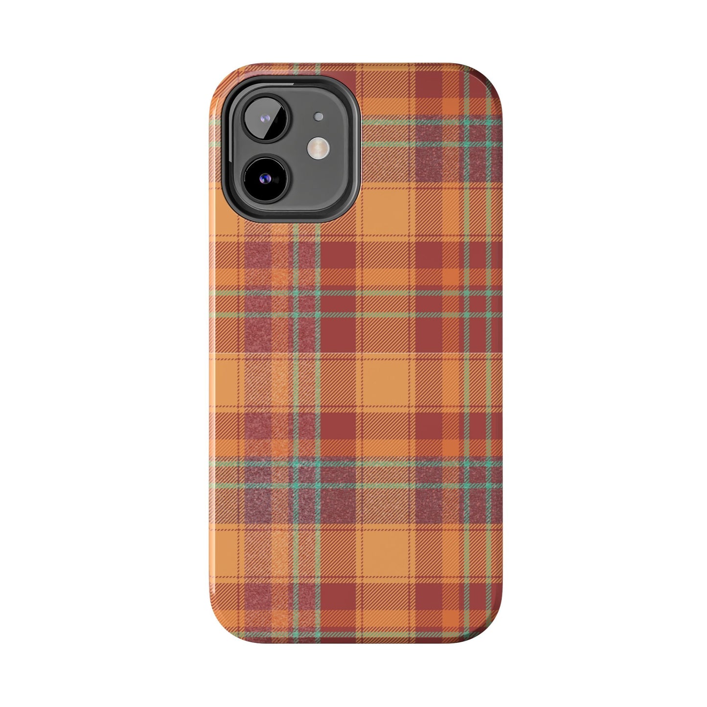 iPhone Case - Autumn Tartan Plaid Design - BOGO Cases