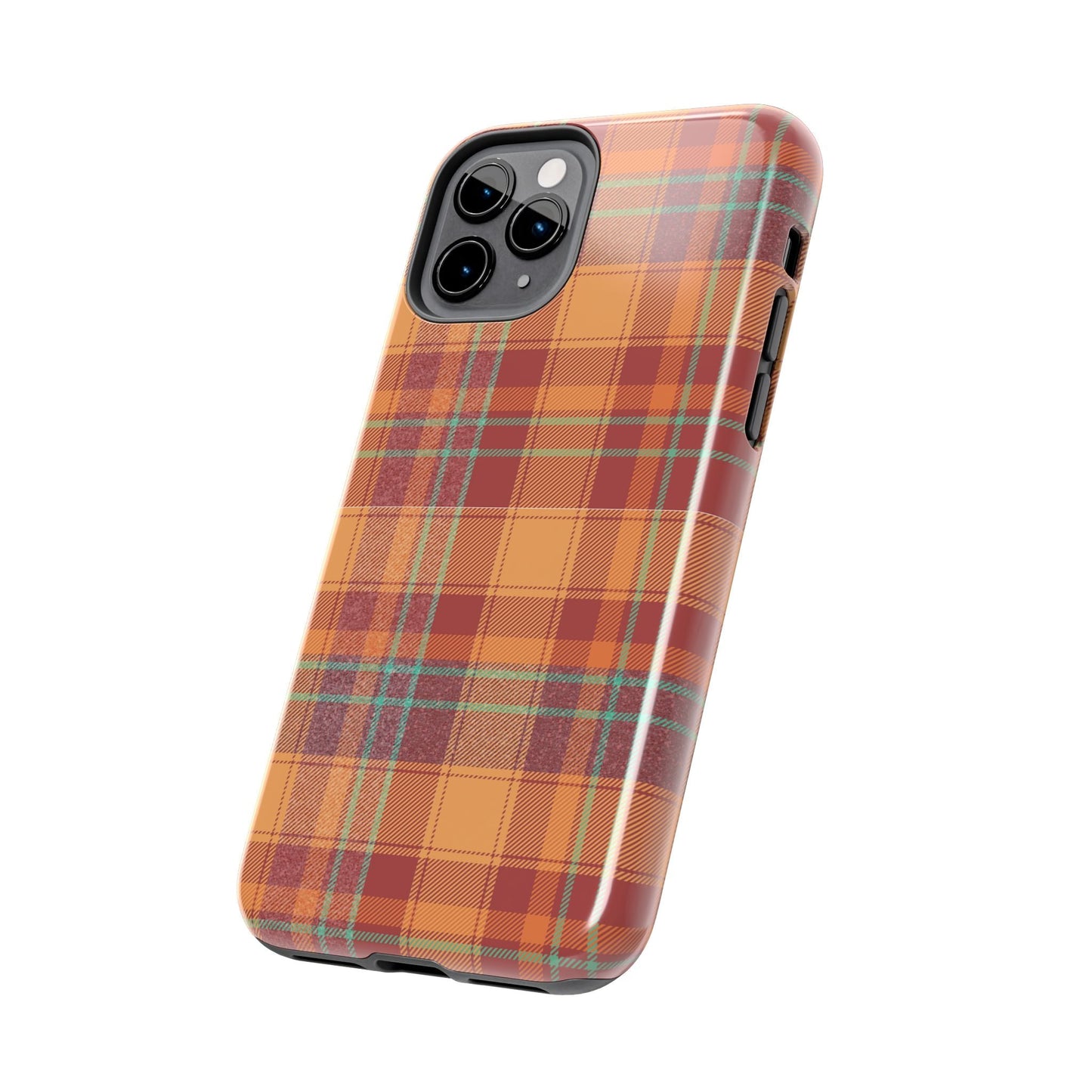 iPhone Case - Autumn Tartan Plaid Design - BOGO Cases