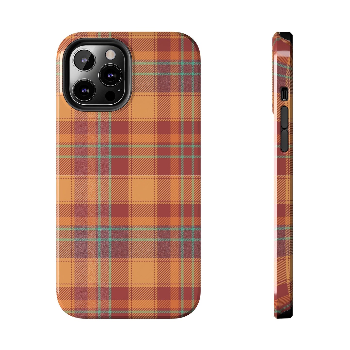 iPhone Case - Autumn Tartan Plaid Design - BOGO Cases