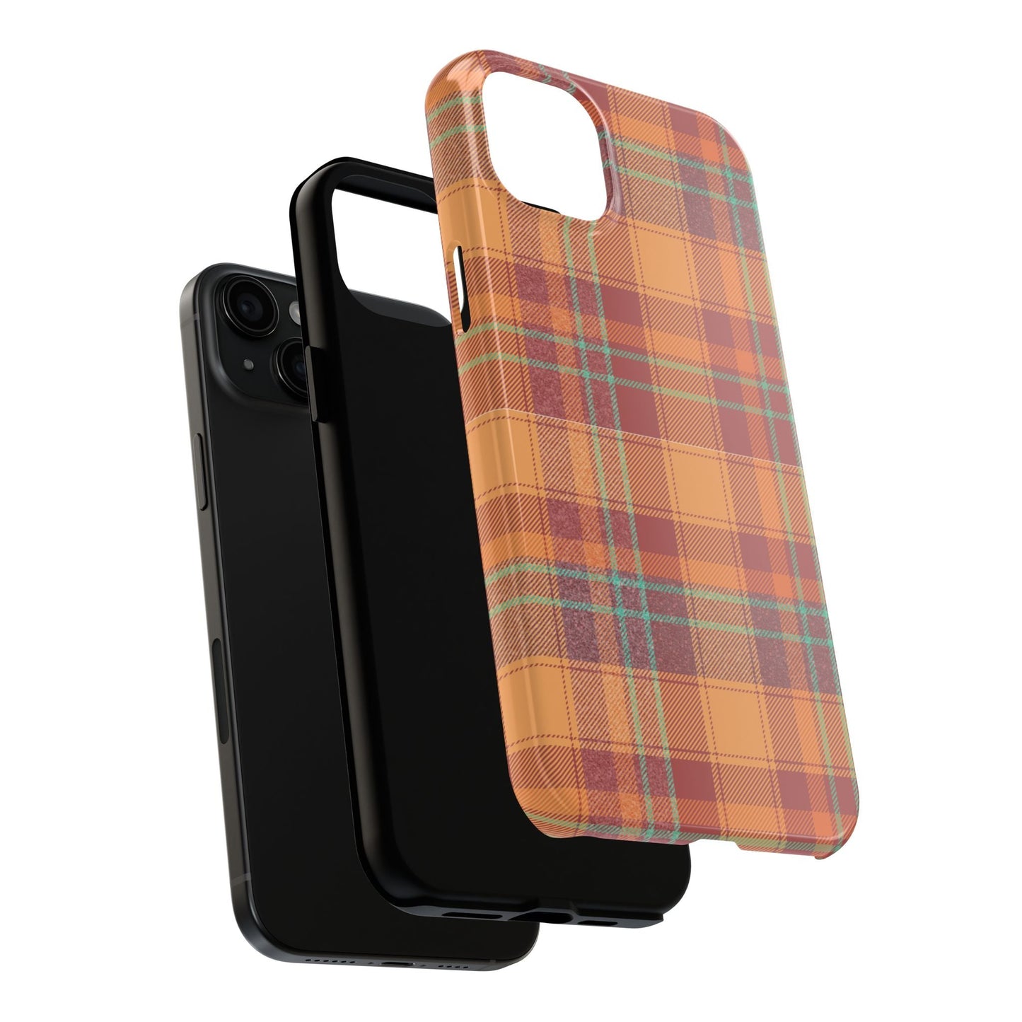 iPhone Case - Autumn Tartan Plaid Design - BOGO Cases