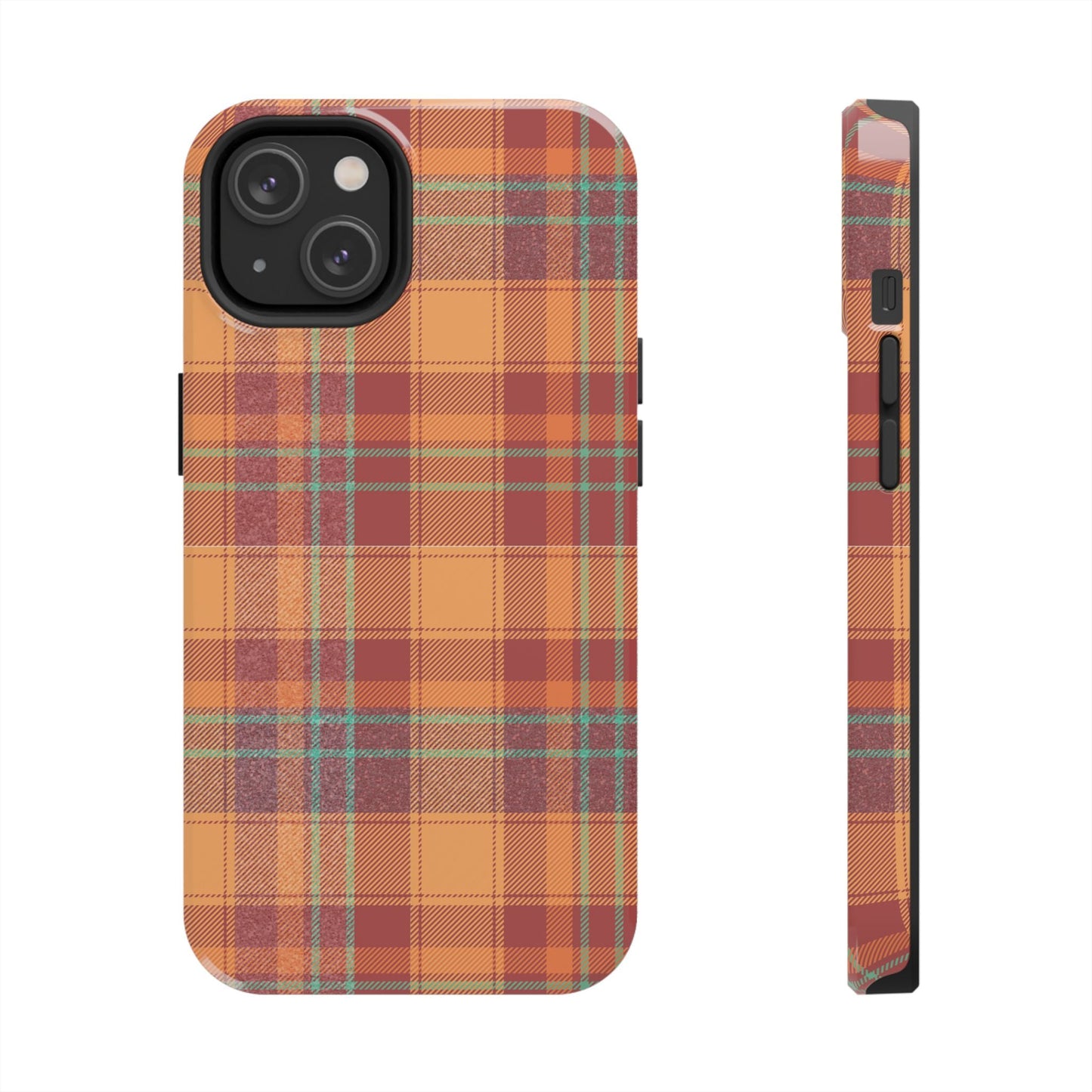 iPhone Case - Autumn Tartan Plaid Design - BOGO Cases