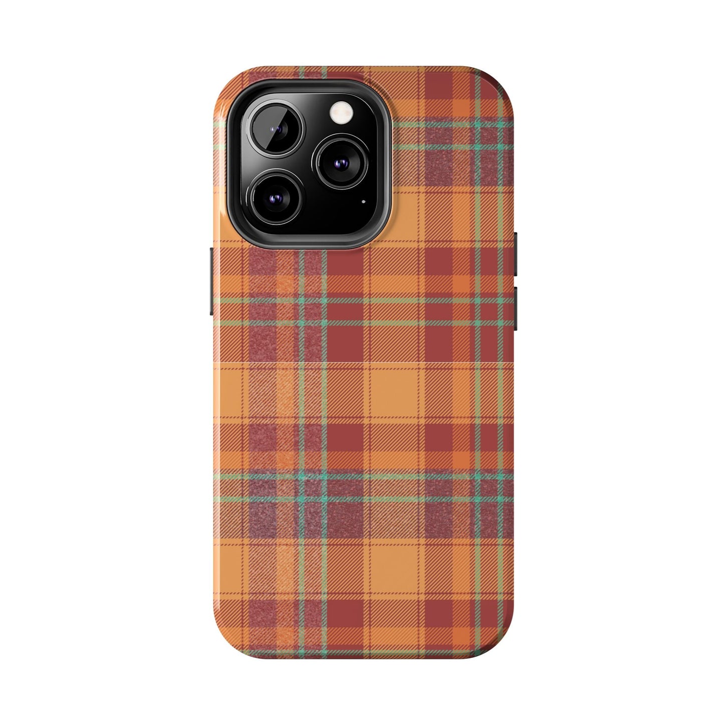 iPhone Case - Autumn Tartan Plaid Design - BOGO Cases