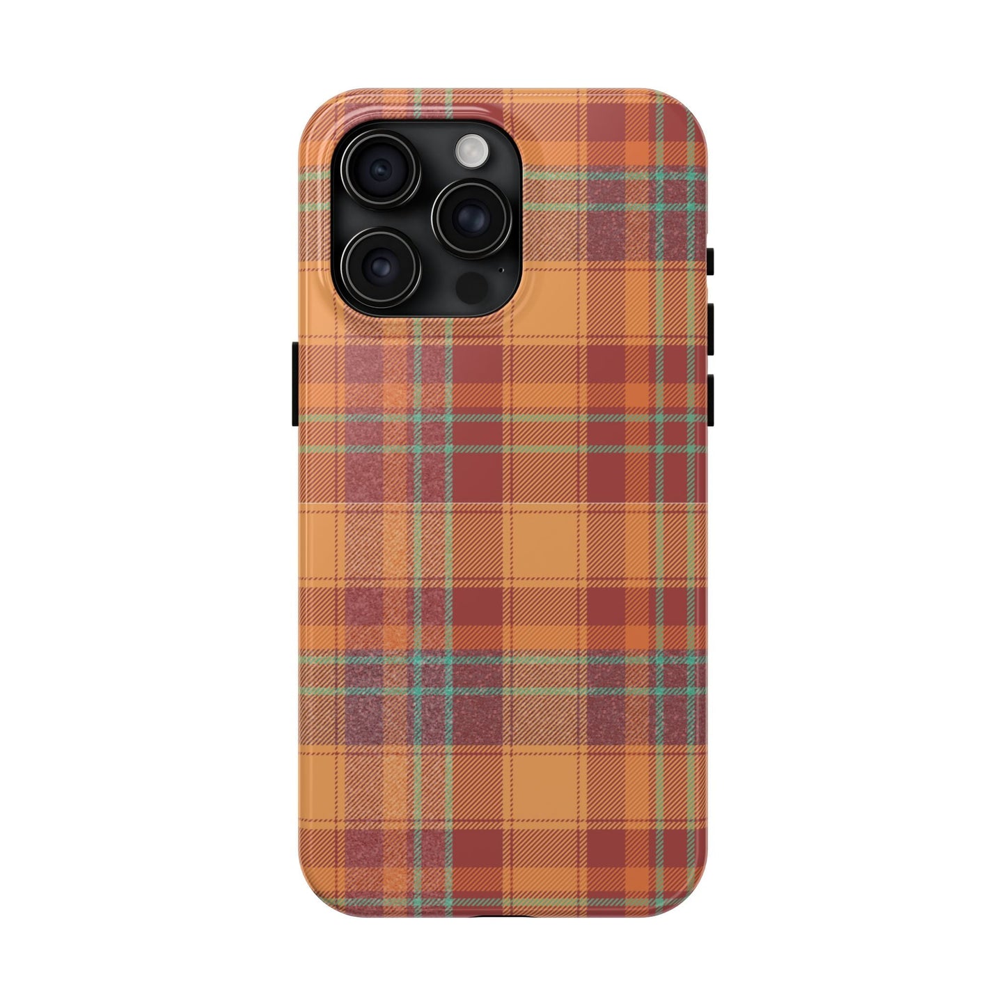 iPhone Case - Autumn Tartan Plaid Design - BOGO Cases