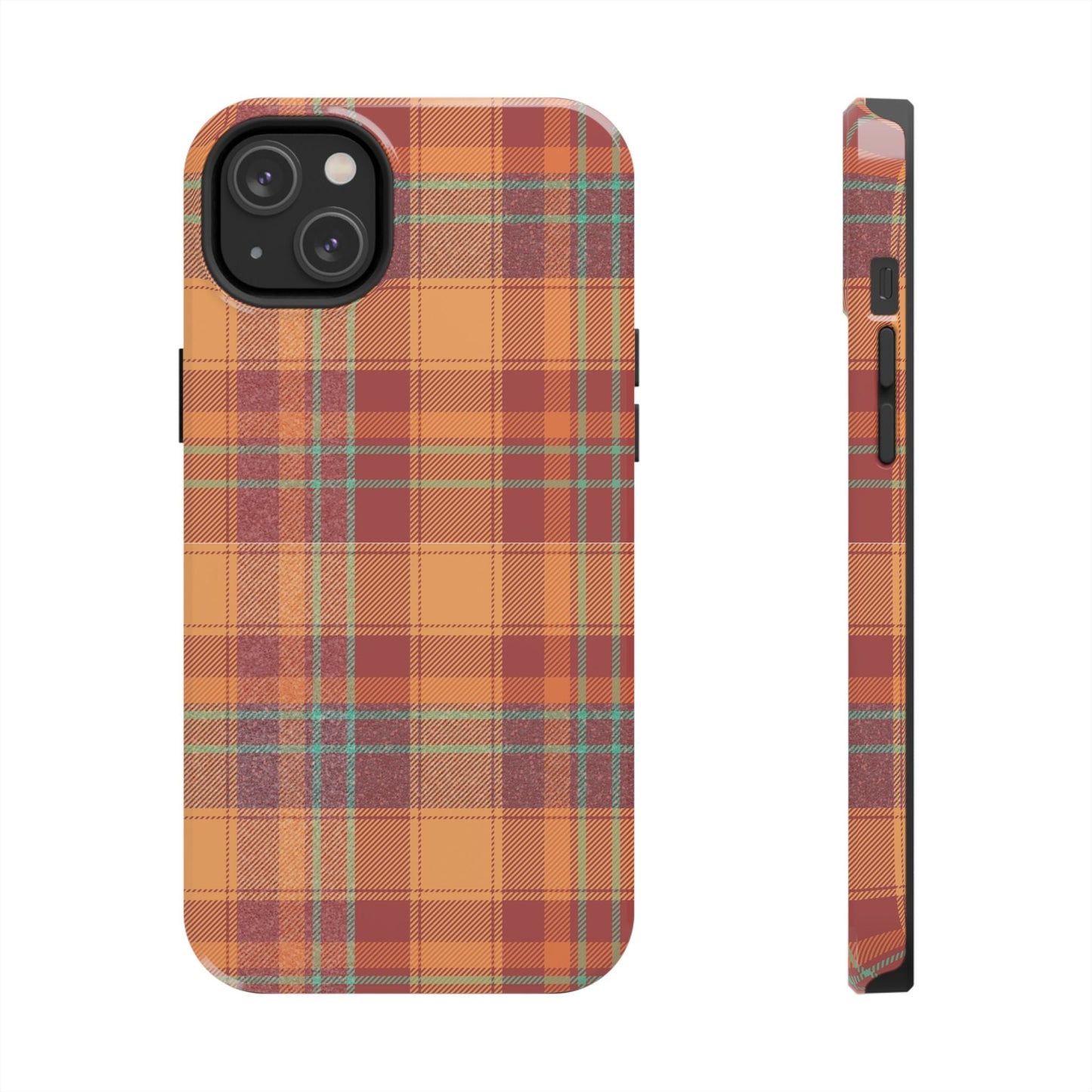 iPhone Case - Autumn Tartan Plaid Design - BOGO Cases