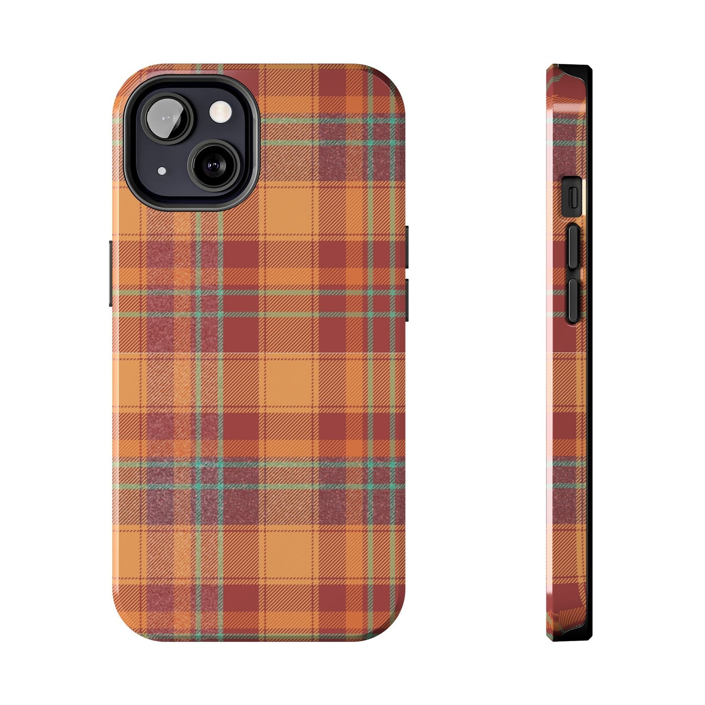 iPhone Case - Autumn Tartan Plaid Design - BOGO Cases
