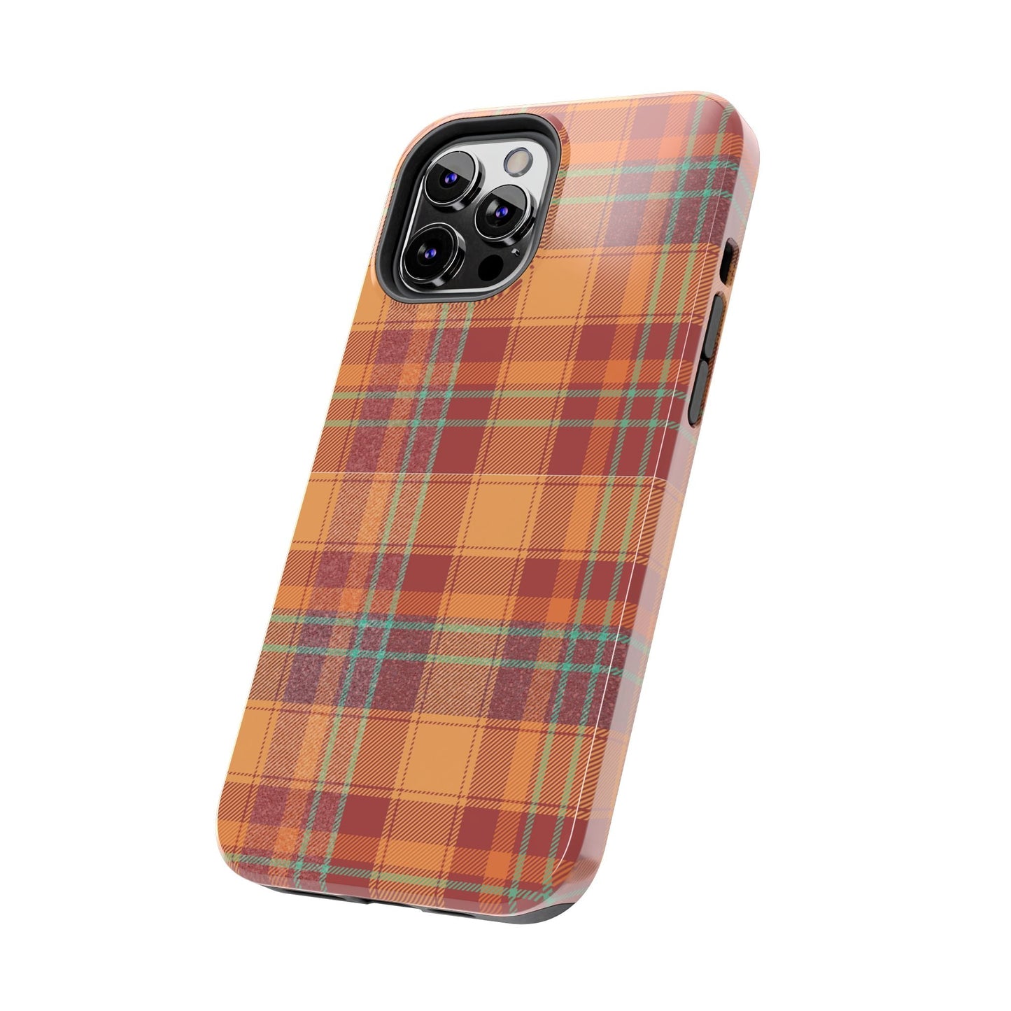 iPhone Case - Autumn Tartan Plaid Design - BOGO Cases