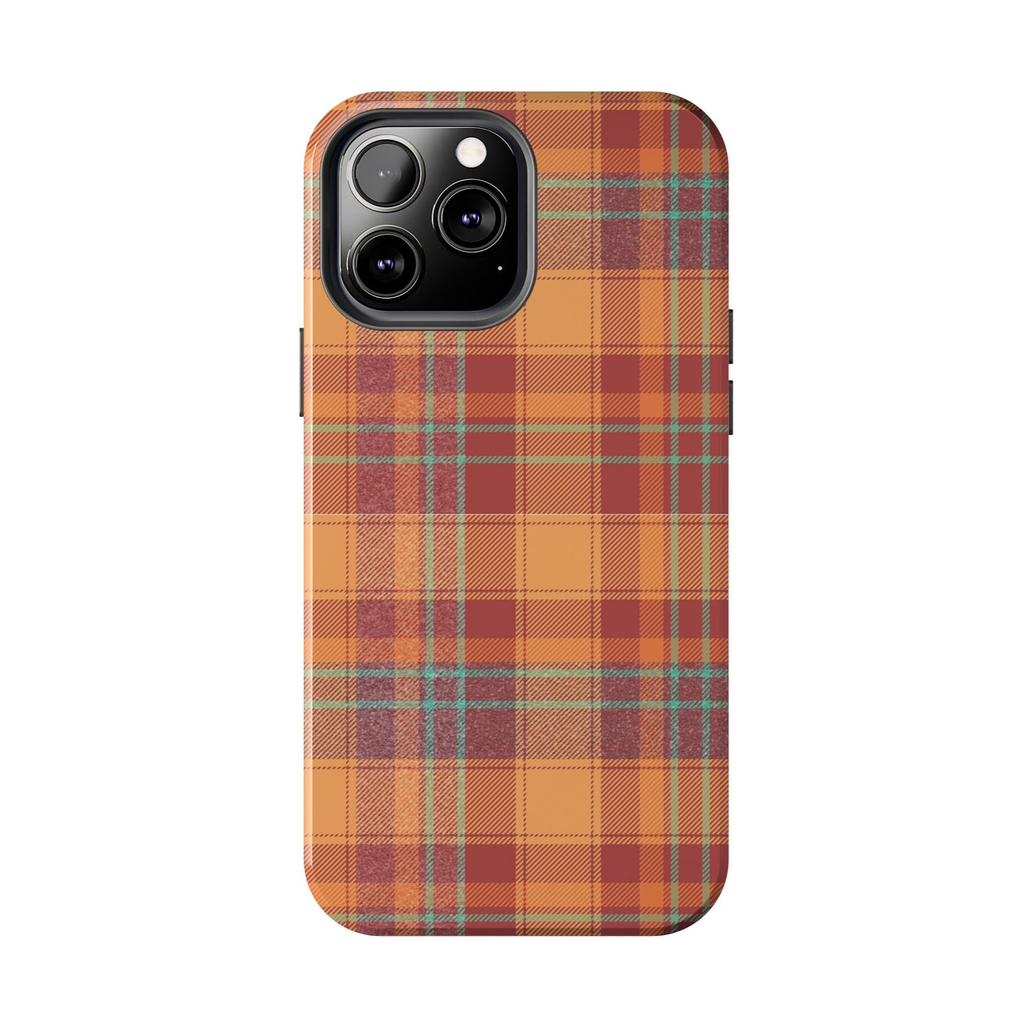 iPhone Case - Autumn Tartan Plaid Design - BOGO Cases