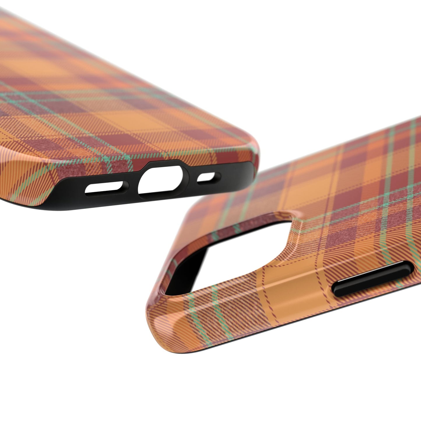 iPhone Case - Autumn Tartan Plaid Design - BOGO Cases