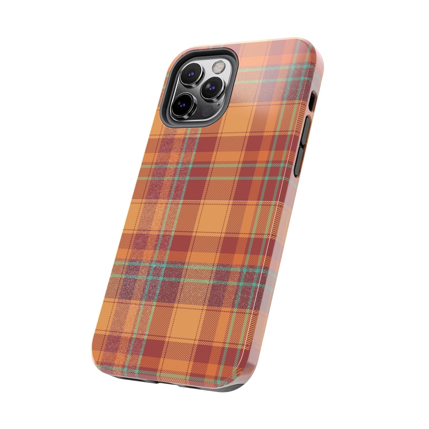 iPhone Case - Autumn Tartan Plaid Design - BOGO Cases