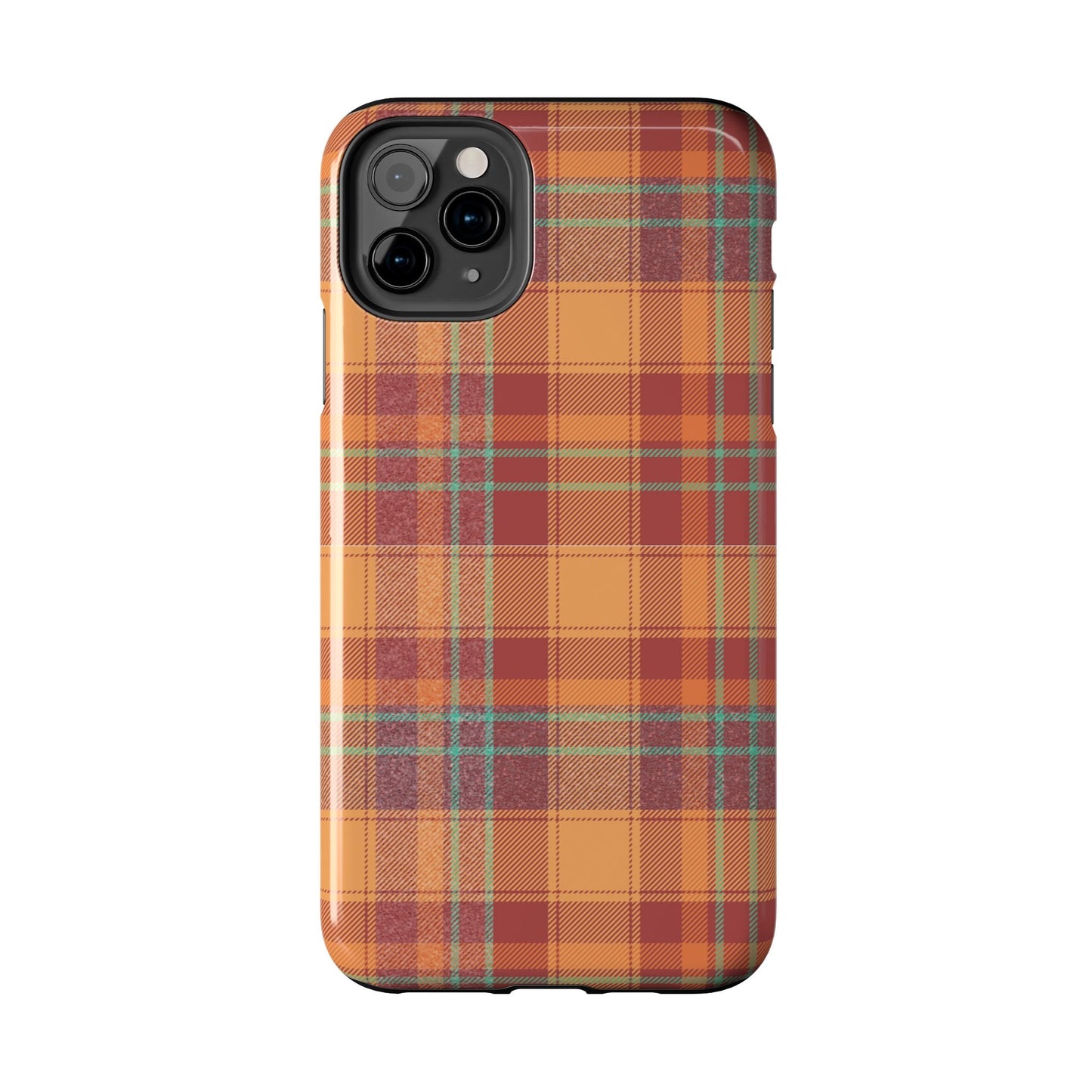 iPhone Case - Autumn Tartan Plaid Design - BOGO Cases