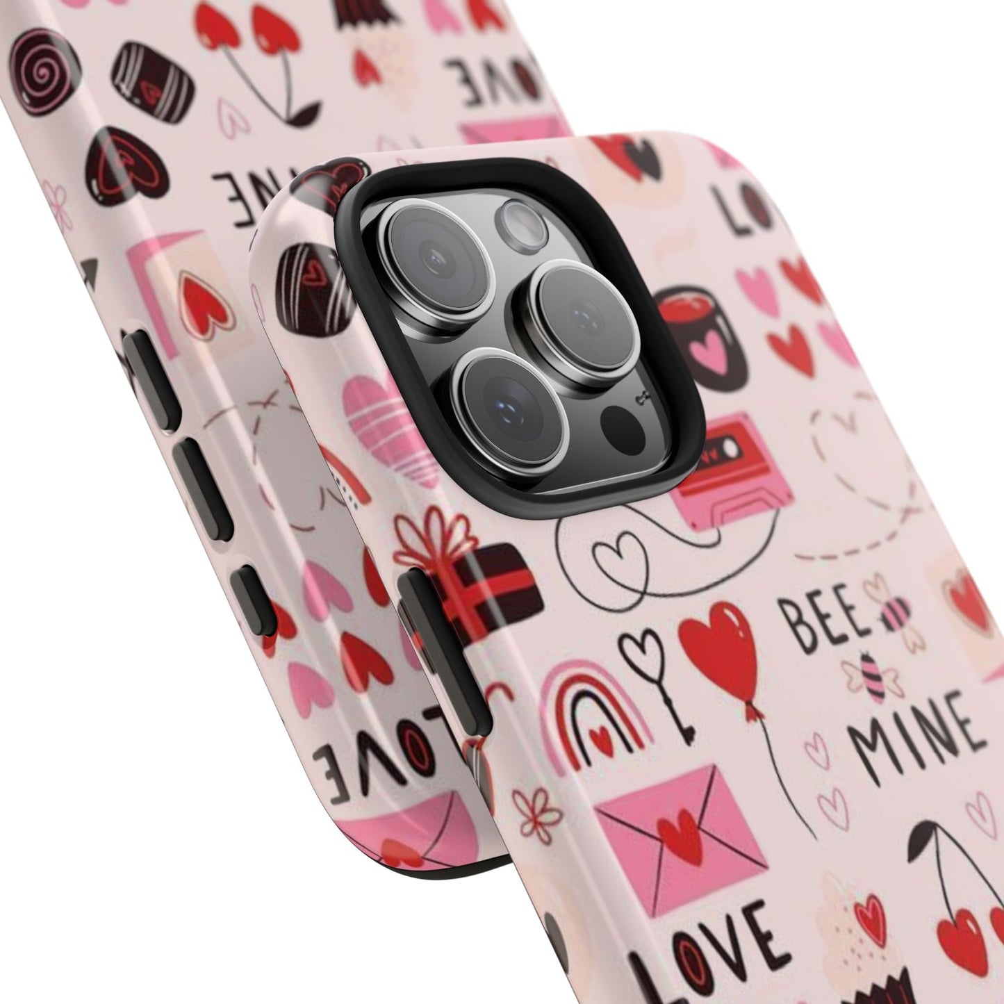 iPhone Case: Bee Mine Love Doodles - BOGO Cases