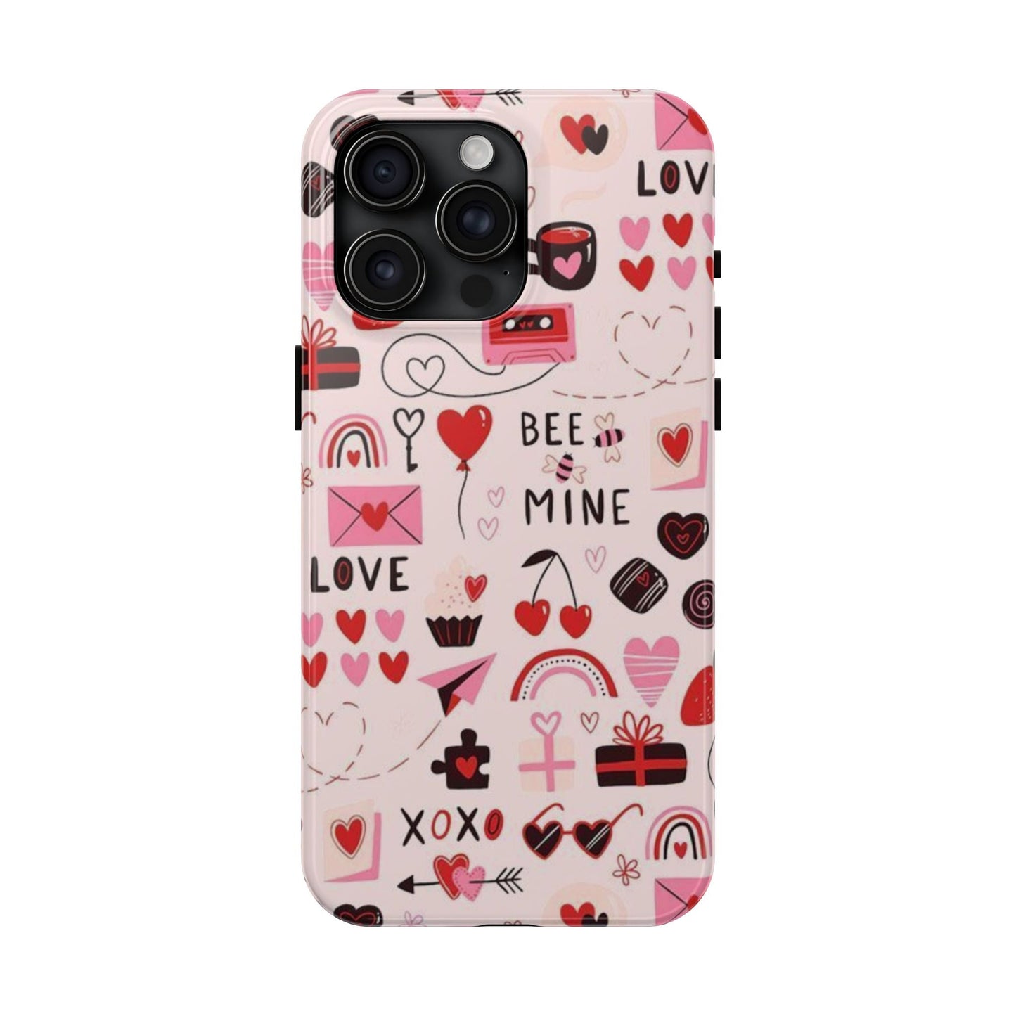 iPhone Case: Bee Mine Love Doodles - BOGO Cases