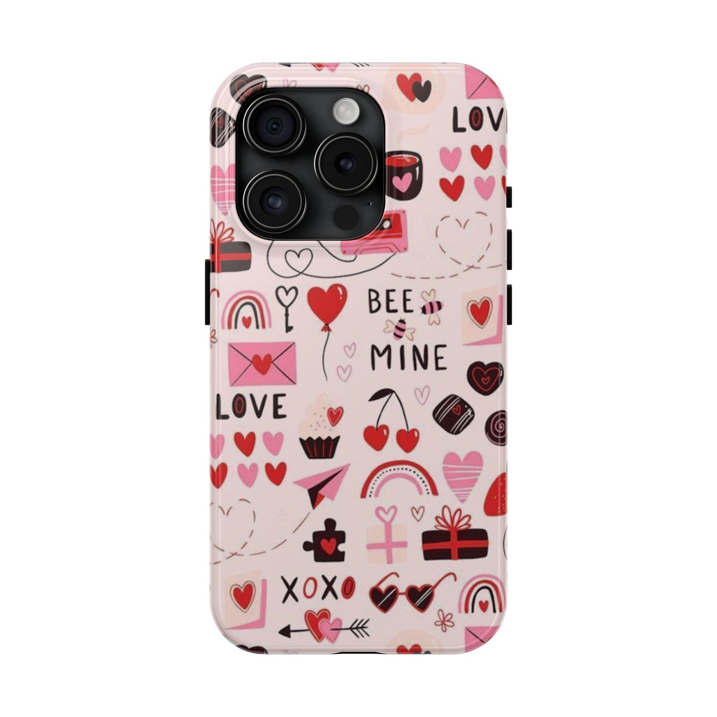 iPhone Case: Bee Mine Love Doodles - BOGO Cases