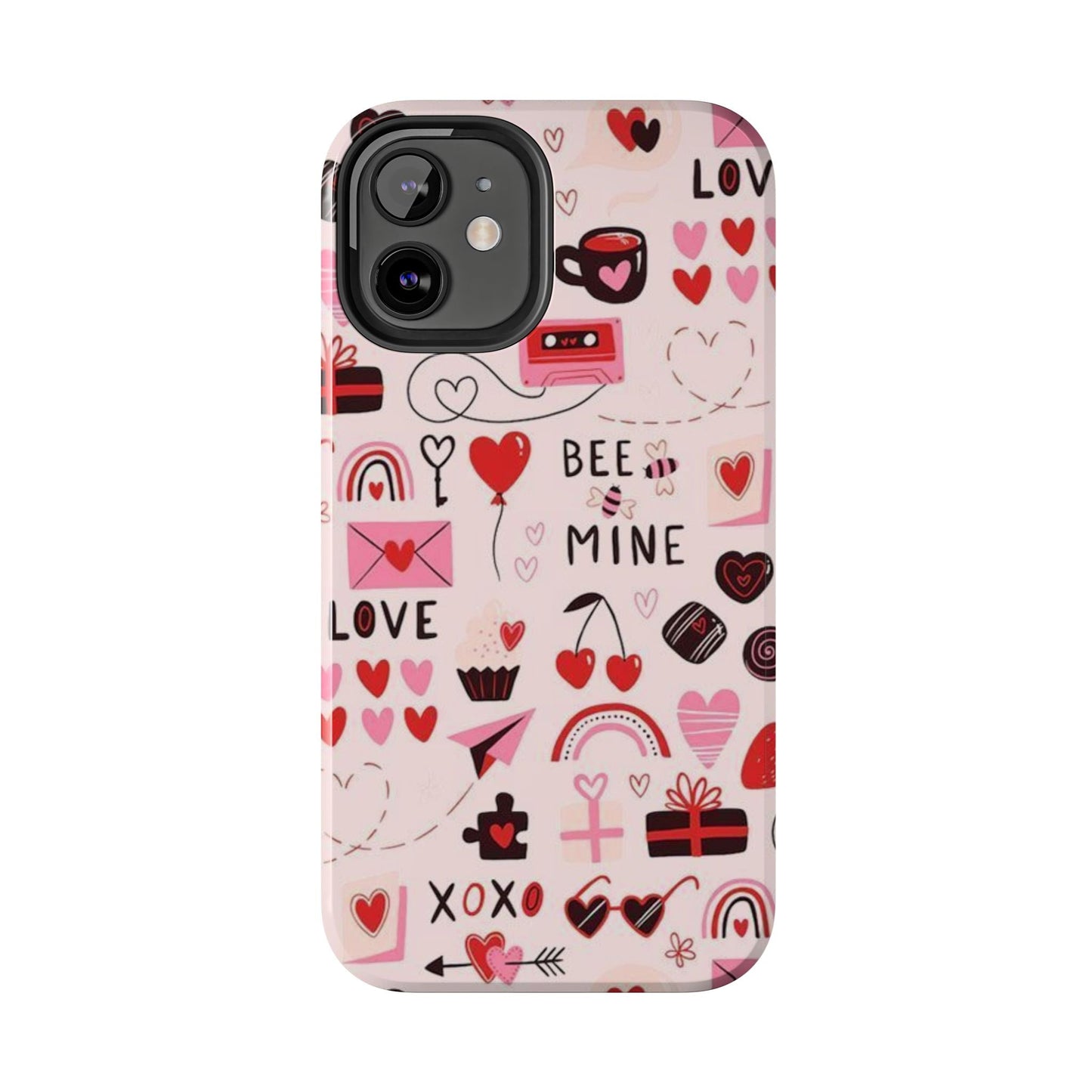 iPhone Case: Bee Mine Love Doodles - BOGO Cases