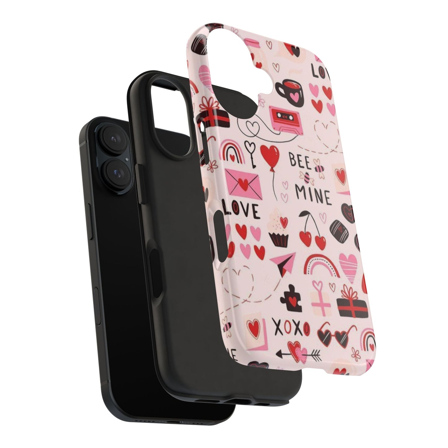 iPhone Case: Bee Mine Love Doodles - BOGO Cases