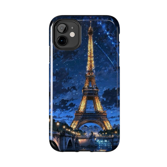 iPhone Case - Eiffel Tower Under Starlit Sky Design - BOGO Cases