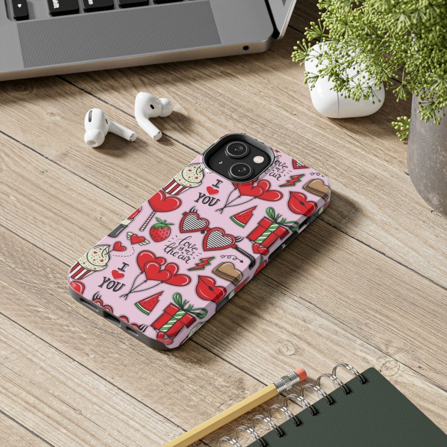 iPhone Case: Love Is in the Air Valentine’s Design - BOGO Cases