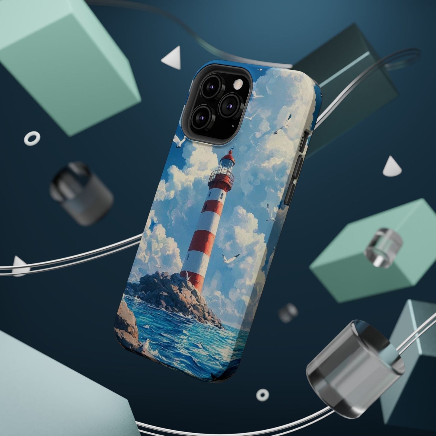 Iphone Case - Majestic Lighthouse Scene Design - BOGO Cases